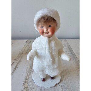 Elaine roesle frolicking around snowy St Nicholas snow children limited 2001 fig